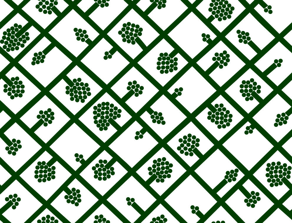23347X Marimekko Marimekko Vol. 5 Wallpaper Spalje Emerald and Eggshell