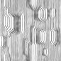 23365X Marimekko Marimekko Vol. 5 Wallpaper Frekvenssi Ebony and Eggshell