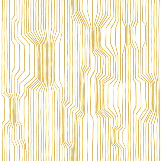23367X Marimekko Marimekko Vol. 5 Wallpaper Frekvenssi Mustard and Eggshell