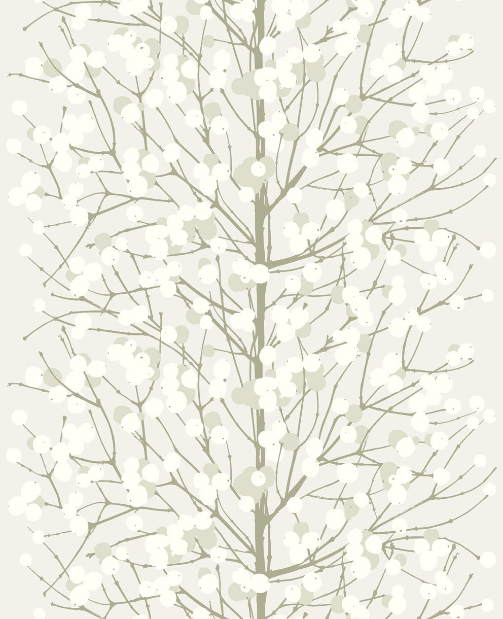 23376X Marimekko Marimekko Vol. 5 Wallpaper Lumimarja Gray and Fog