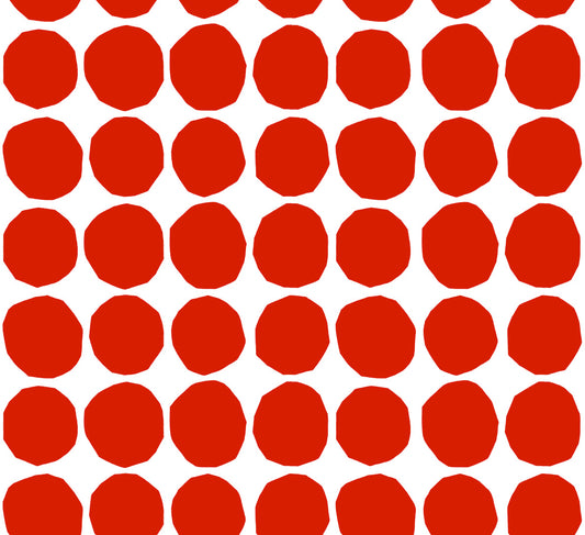 23381X Marimekko Marimekko Vol. 5 Wallpaper Pienet Kivet Scarlet and Eggshell