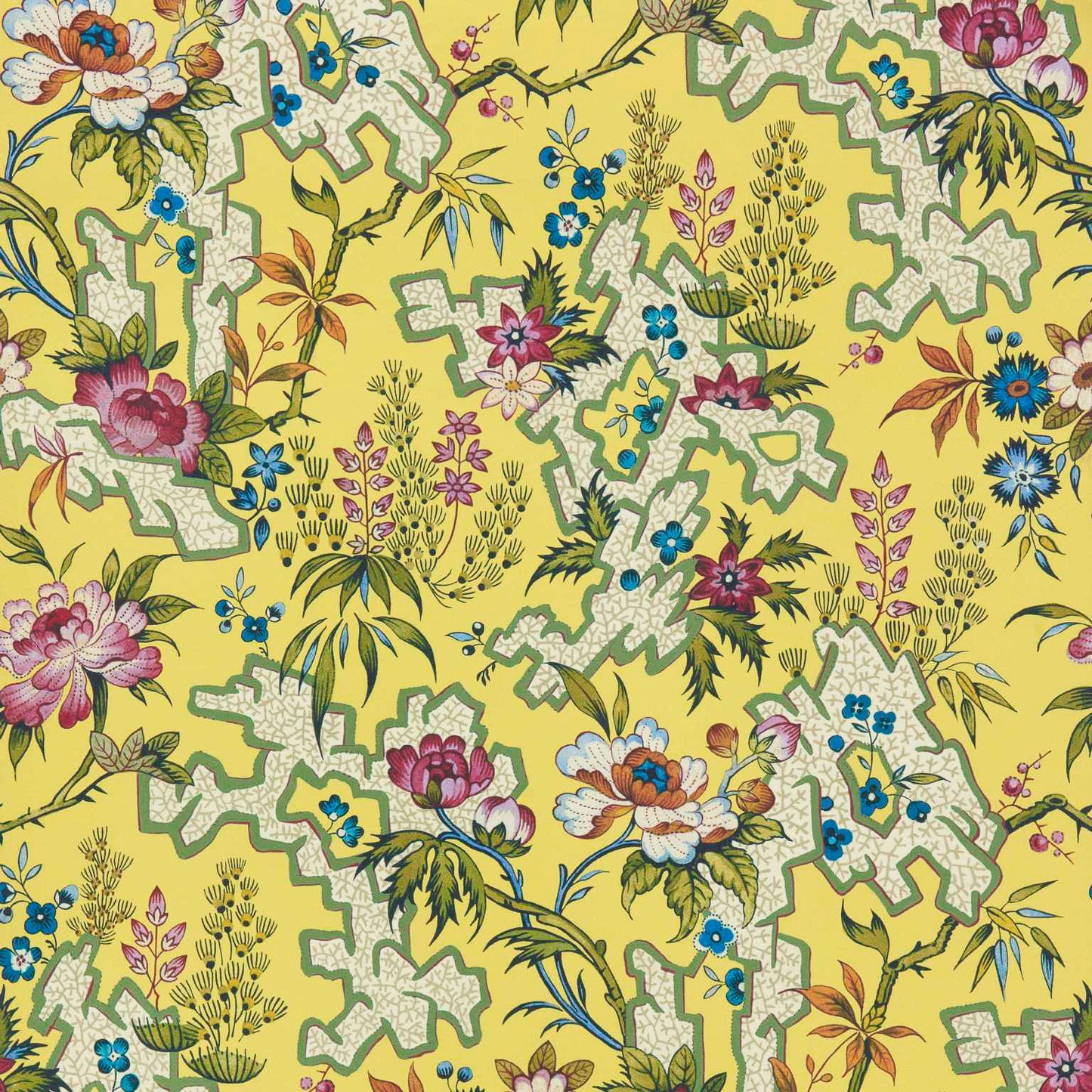 241218001 1838-Wallcoverings WALLPAPER - WP # 01 YELLOW V&AII