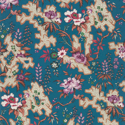 241218002 1838-Wallcoverings WALLPAPER - WP # 02 PRUSSIAN BLUE V&AII