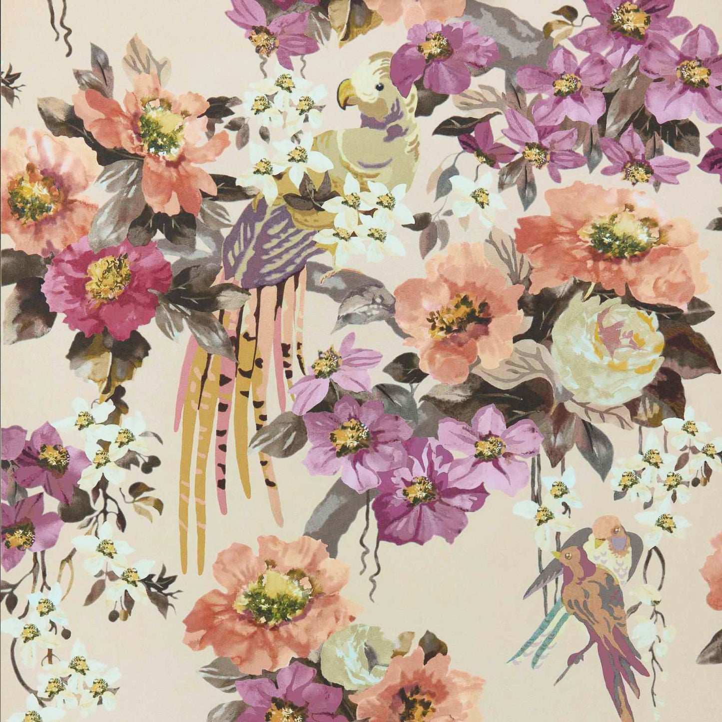 241218101 1838-Wallcoverings WALLPAPER - WP # 01 APRICOT V&AII