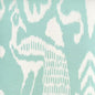 2430-51 BALI II Aqua on White Linen Cotton Quadrille Fabric