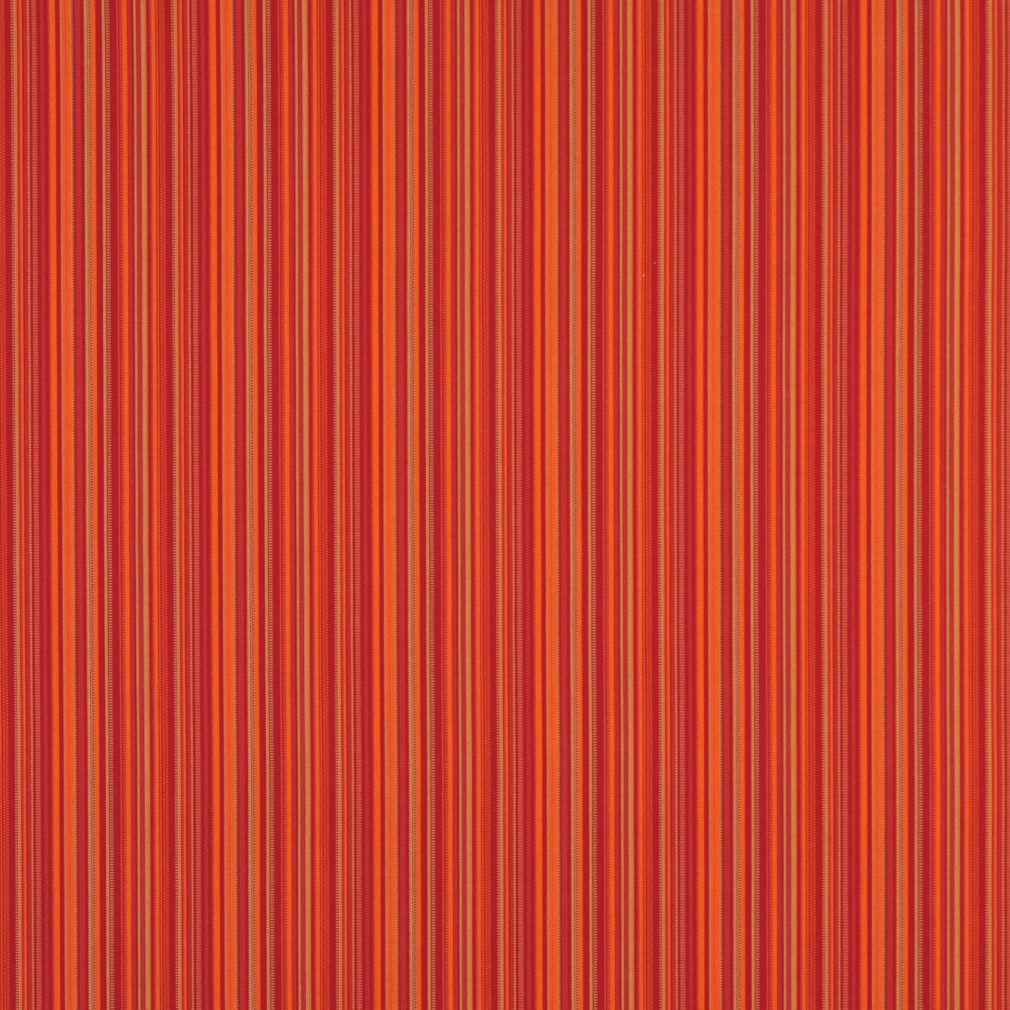 2466 Stripe Fiesta Orange & Rust,Red & Burgundy Charlotte Fabrics
