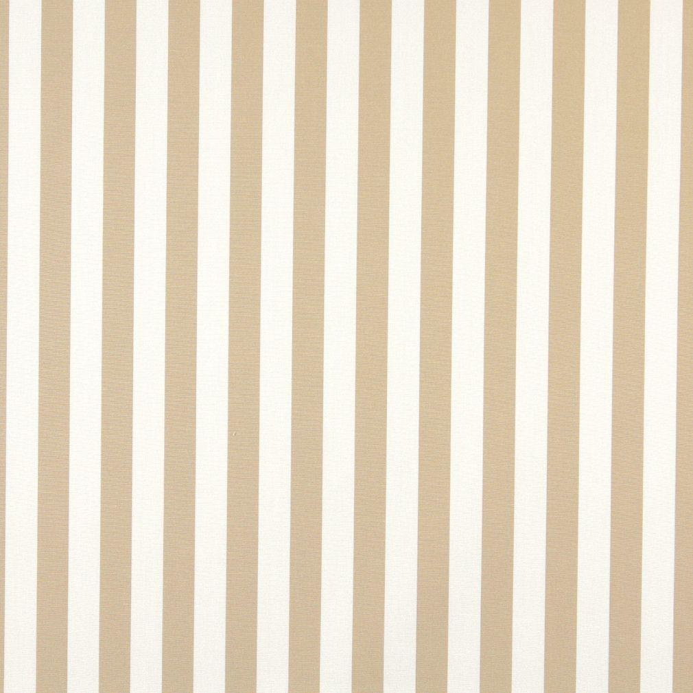 2484 Stripe Sand Canopy Beige & Taupe Charlotte Fabrics