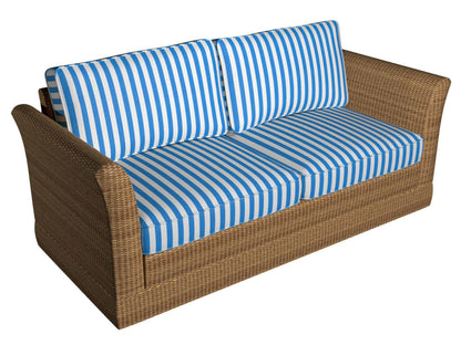 2485 Stripe Coastal Canopy Blue Charlotte Fabrics