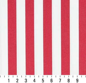 2487 Stripe Crimson Canopy Red & Burgundy Charlotte Fabrics