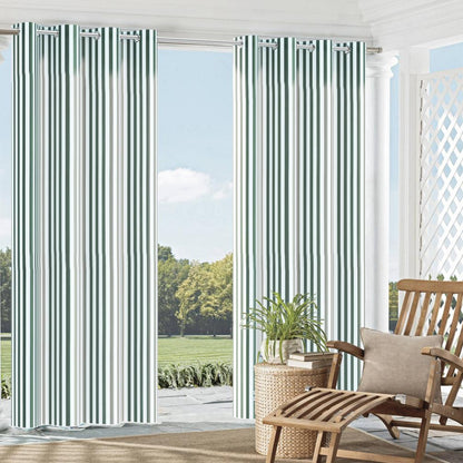 2488 Stripe Forest Canopy Green Charlotte Fabrics