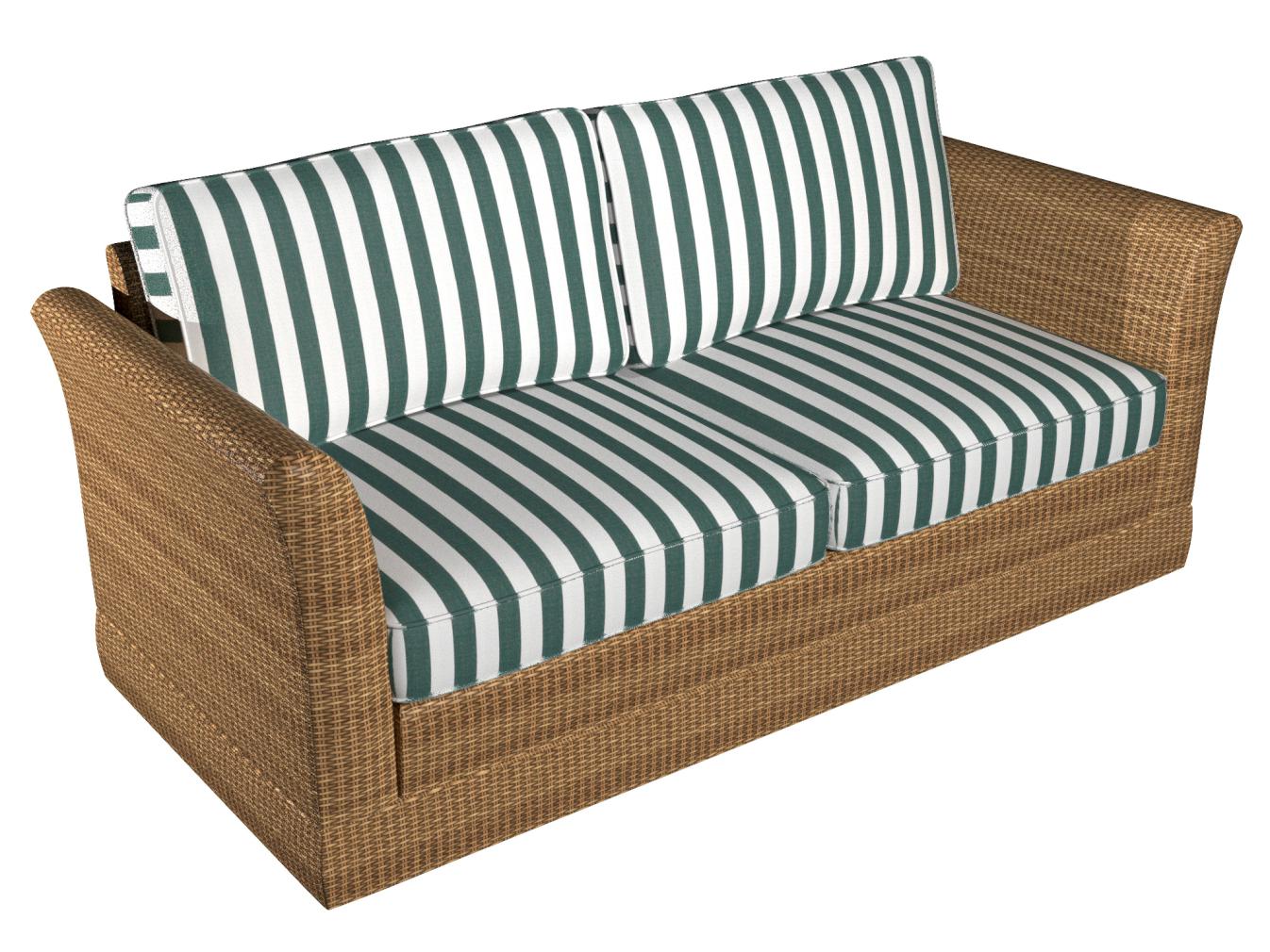 2488 Stripe Forest Canopy Green Charlotte Fabrics