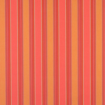 2490 Stripe Coral Coral & Peach Charlotte Fabrics