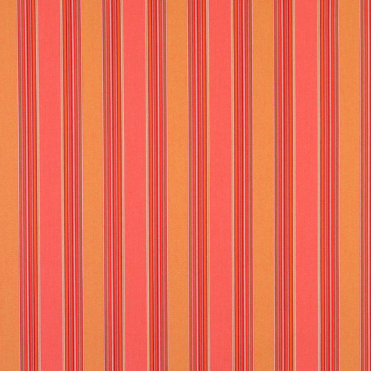 2490 Stripe Coral Coral & Peach Charlotte Fabrics