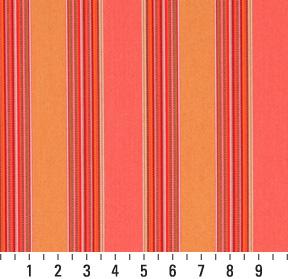 2490 Stripe Coral Coral & Peach Charlotte Fabrics