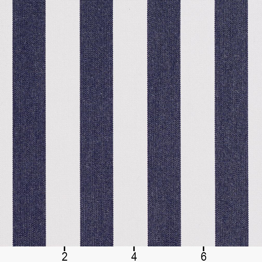 2491 Stripe Navy Canopy Blue Charlotte Fabrics