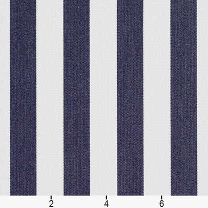 2491 Stripe Navy Canopy Blue Charlotte Fabrics