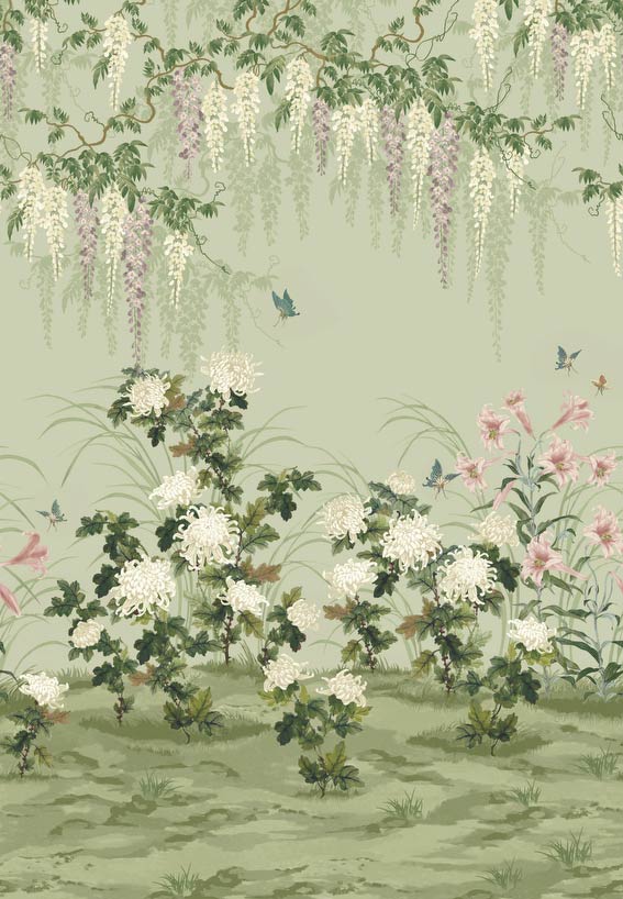 251319103 1838-Wallcoverings WALLPAPER - WP # 03 PISTACHIO V&AIII