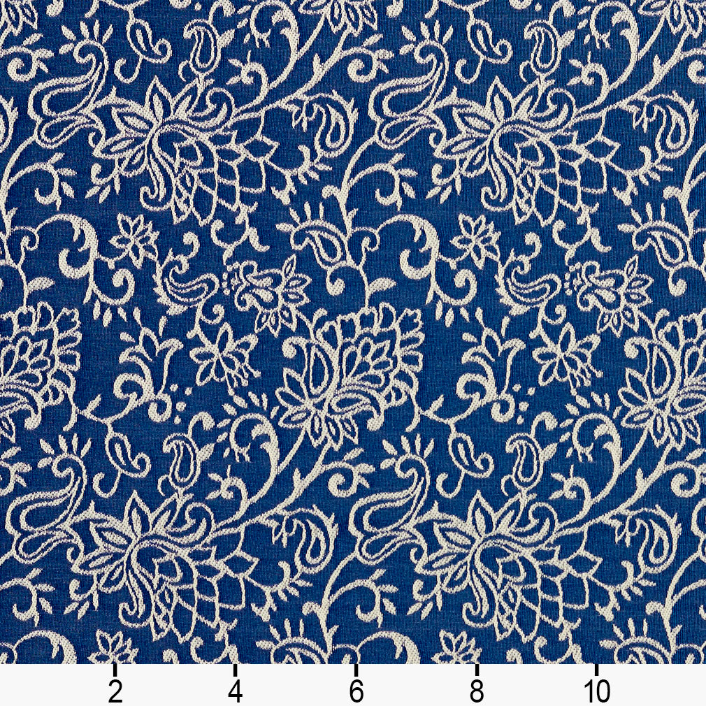 2600 Floral Wedgewood/Garden Blue Charlotte Fabrics
