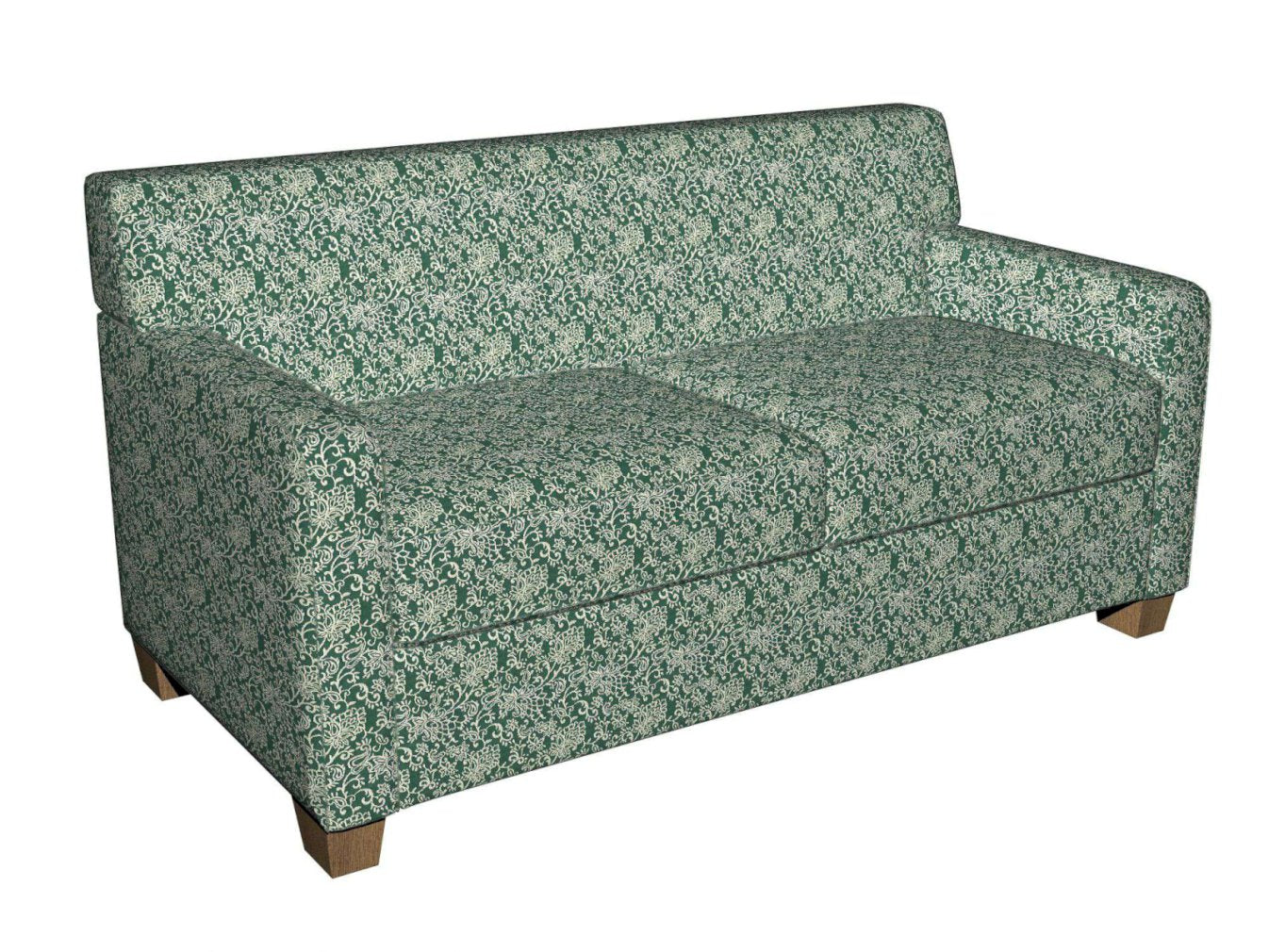 2601 Floral Alpine/Garden Green Charlotte Fabrics