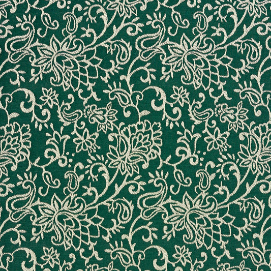 2601 Floral Green Charlotte Fabrics Woven Patterns
