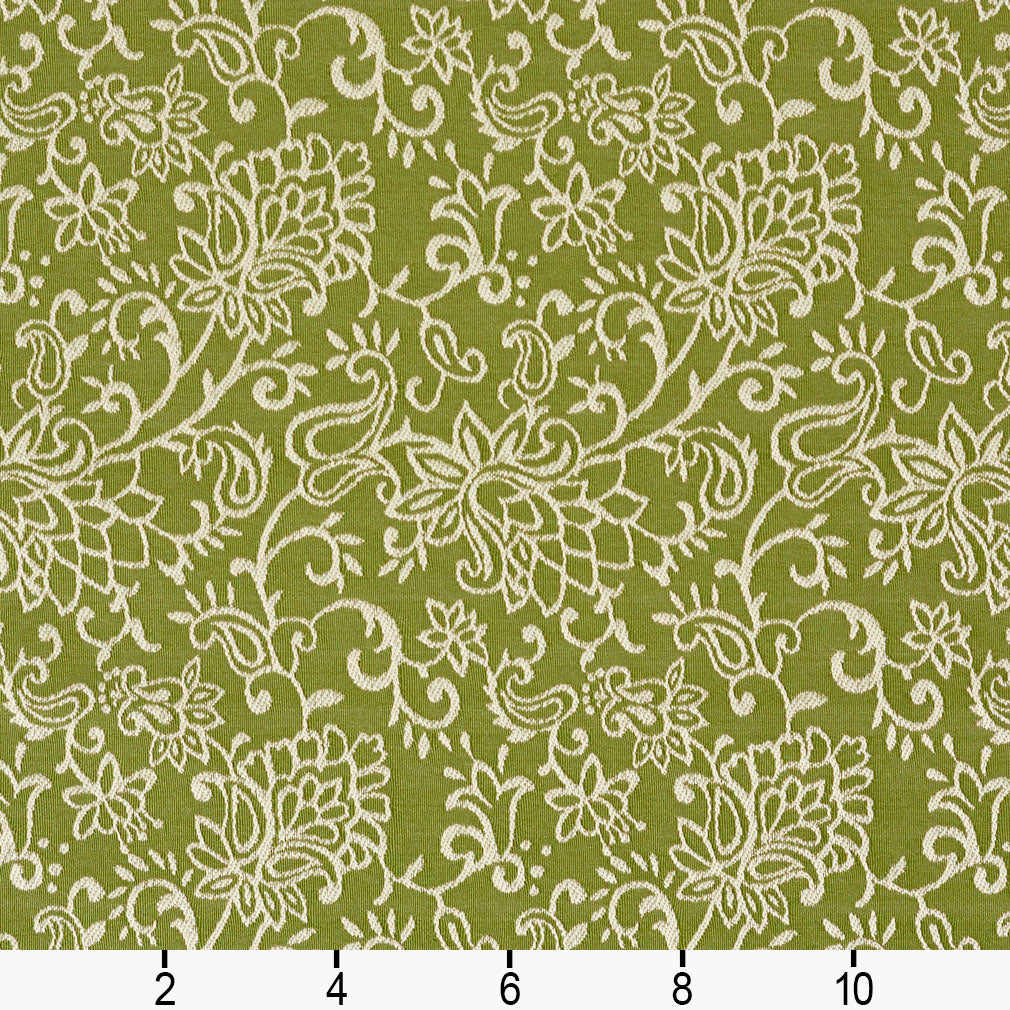 2604 Floral Fern/Garden Green Charlotte Fabrics