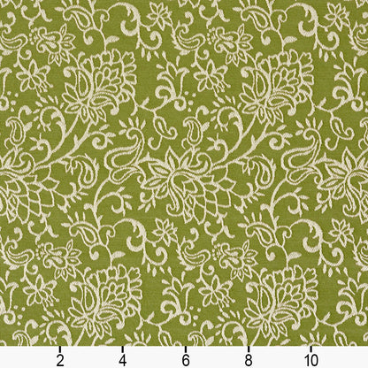 2604 Floral Fern/Garden Green Charlotte Fabrics
