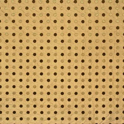 26058-16 SILK POLKA DOT TRUFFLE KRAVET COUTURE UPHOLSTERY