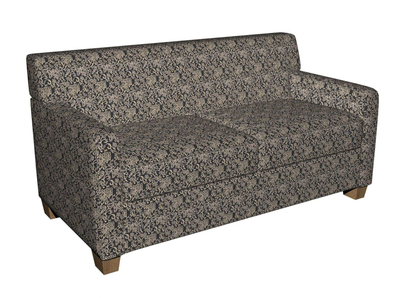 2606 Floral Onyx/Garden Black Charlotte Fabrics