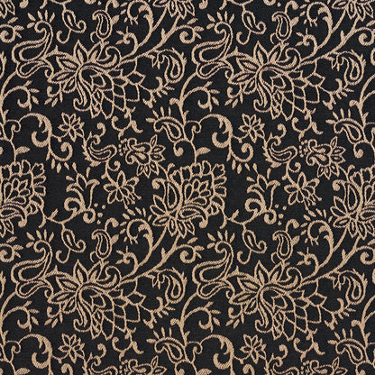 2606 Floral Onyx/Garden Black Charlotte Fabrics