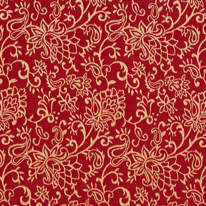 2607 Floral Crimson/Garden Red & Burgundy Charlotte Fabrics