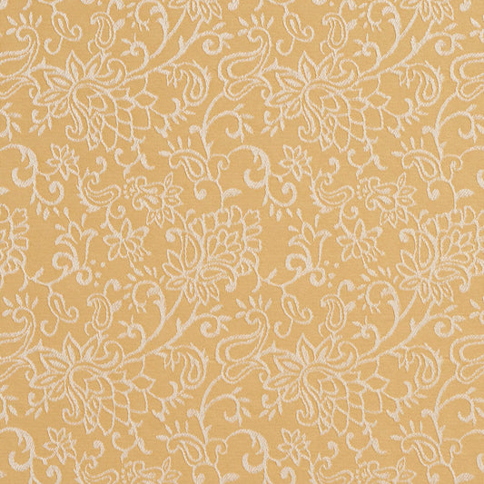 2608 Floral Gold & Yellow Charlotte Fabrics Woven Patterns