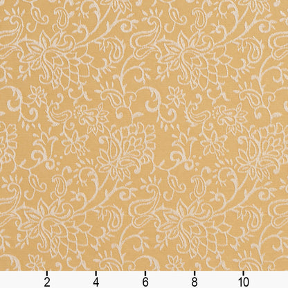 2608 Floral Flax/Garden Gold & Yellow Charlotte Fabrics