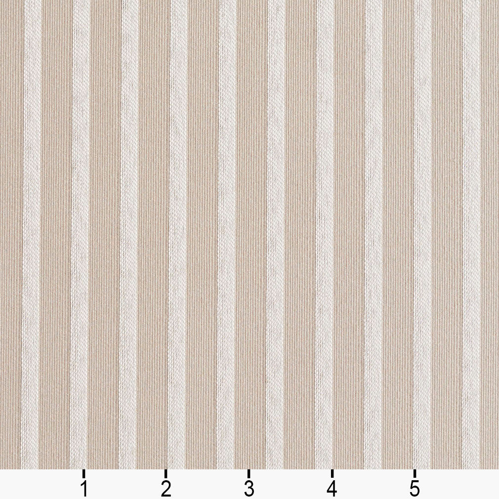 2614 Stripe Linen/Stripe Beige & Taupe Charlotte Fabrics
