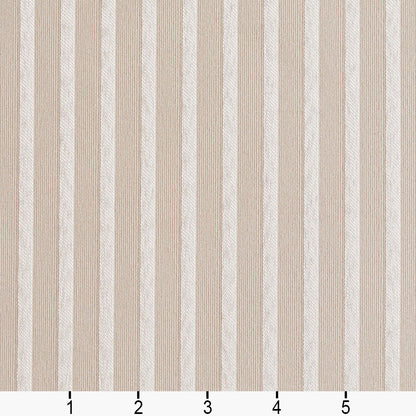 2614 Stripe Linen/Stripe Beige & Taupe Charlotte Fabrics