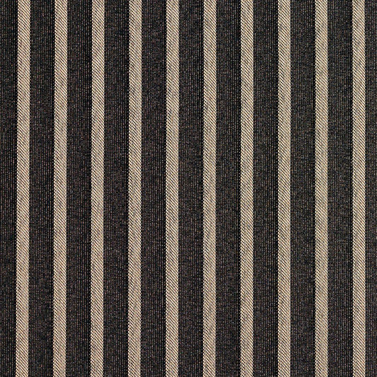 2615 Stripe Black Charlotte Fabrics Woven Patterns