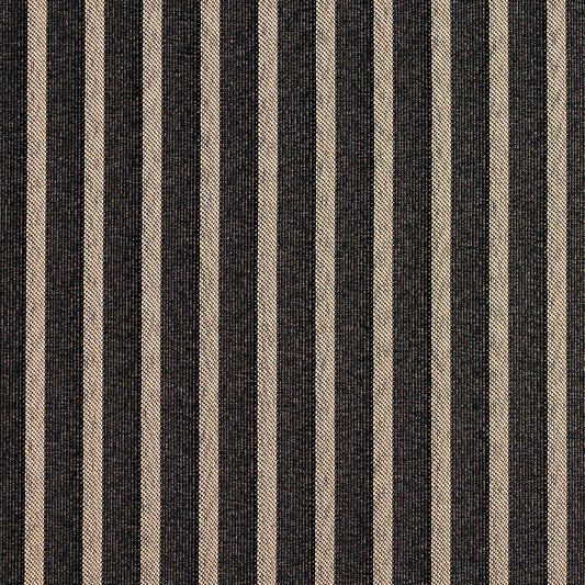 2615 Stripe Onyx/Stripe Black Charlotte Fabrics