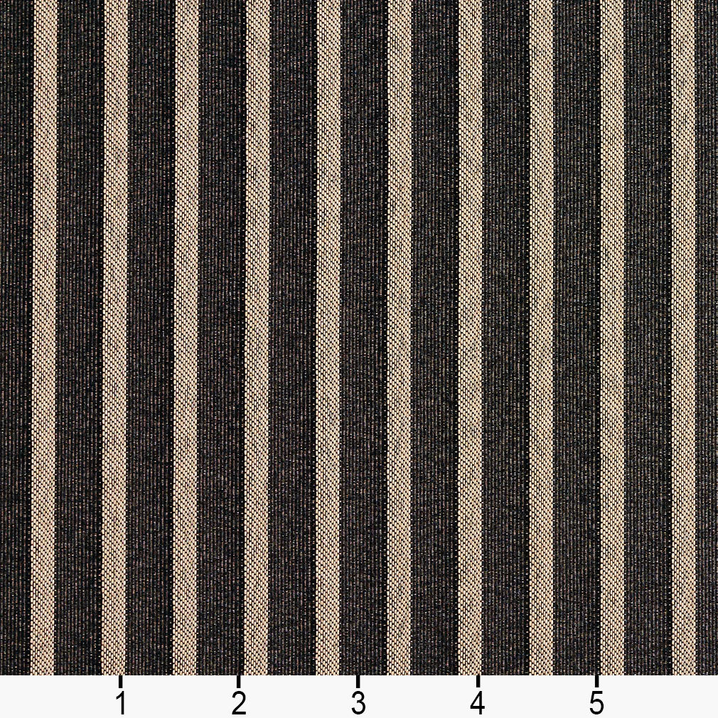 2615 Stripe Onyx/Stripe Black Charlotte Fabrics