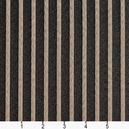 2615 Stripe Onyx/Stripe Black Charlotte Fabrics