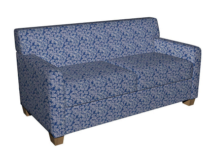 2618 Leaves Wedgewood/Leaf Blue Charlotte Fabrics