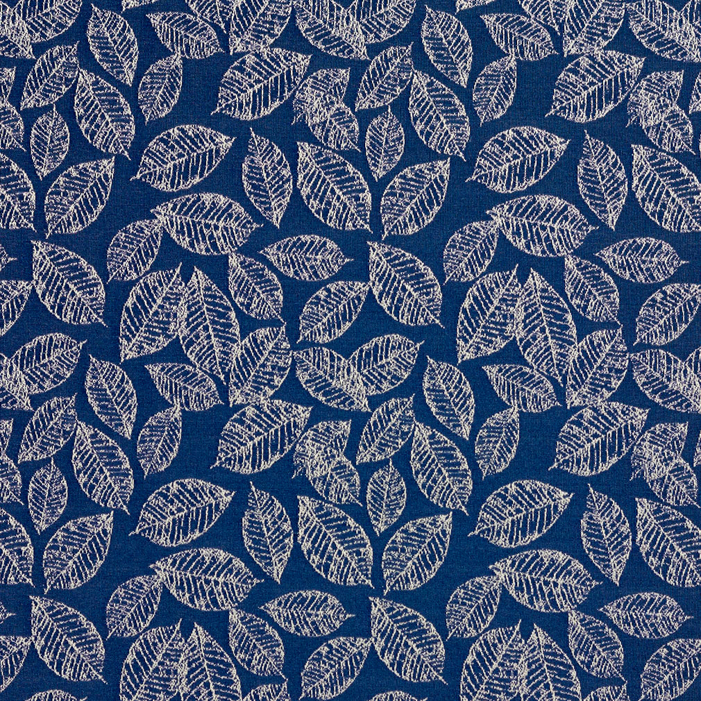 2618 Leaves Wedgewood/Leaf Blue Charlotte Fabrics