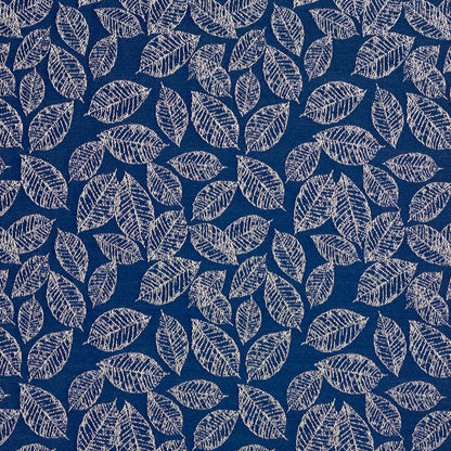 2618 Leaves Wedgewood/Leaf Blue Charlotte Fabrics