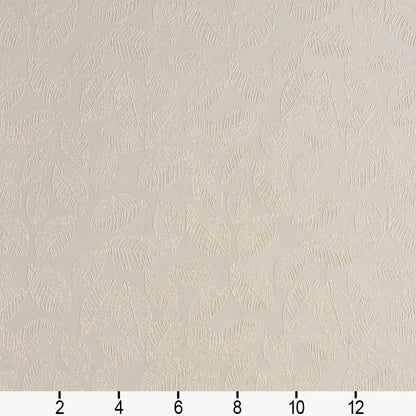 2620 Leaves Oyster/Leaf White & Ivory Charlotte Fabrics