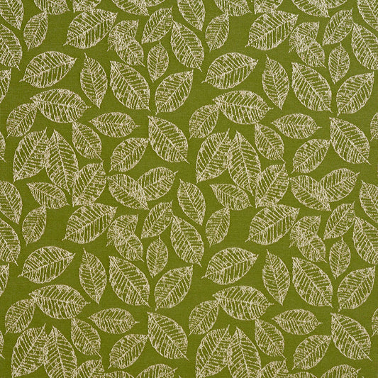 2622 Leaves Green Charlotte Fabrics Woven Patterns