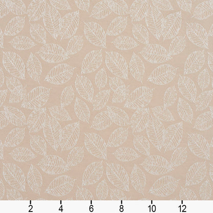 2623 Leaves Linen/Leaf Beige & Taupe Charlotte Fabrics