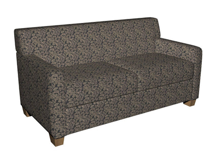 2624 Leaves Onyx/Leaf Black Charlotte Fabrics
