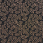 2624 Leaves Onyx/Leaf Black Charlotte Fabrics