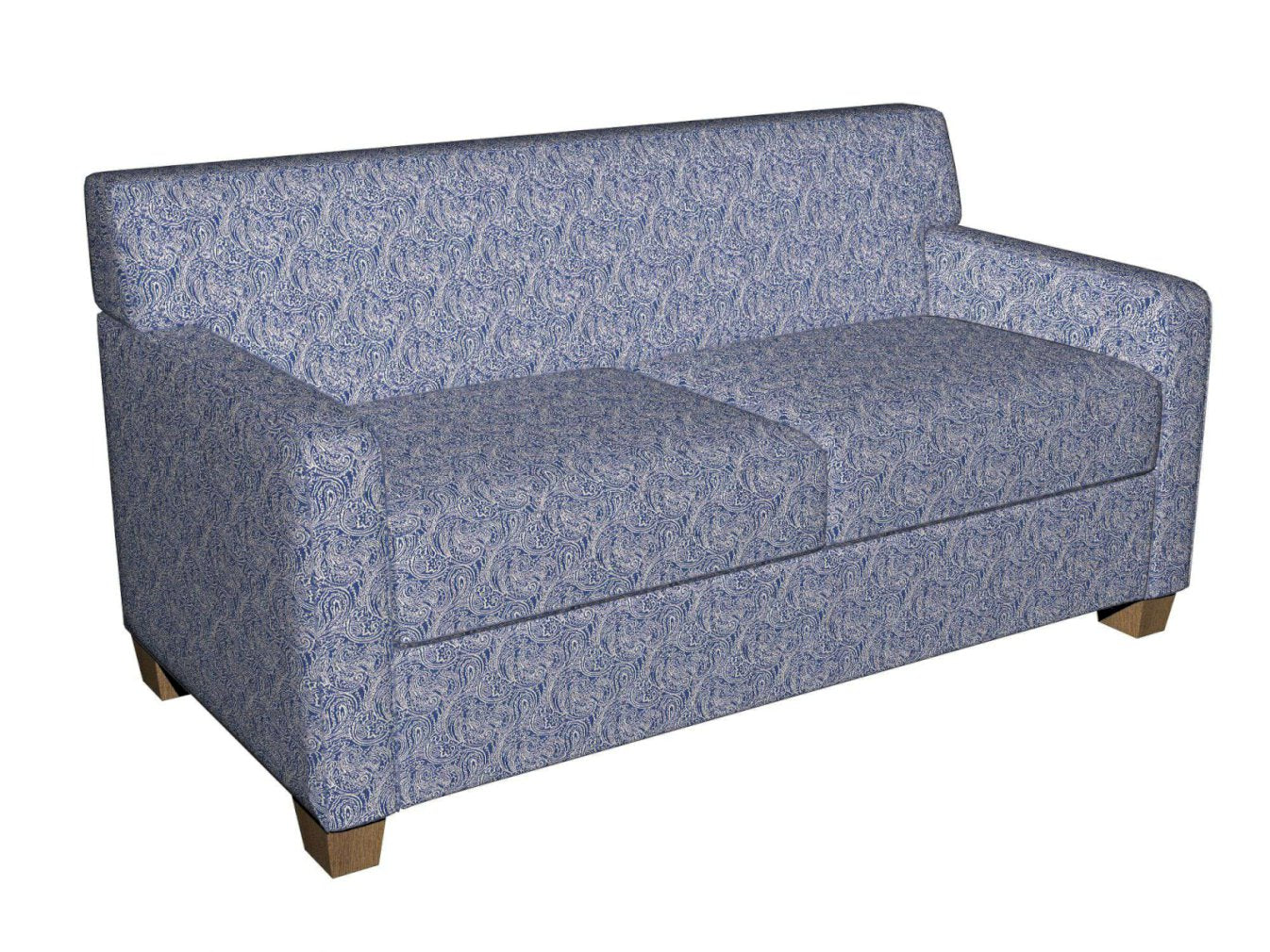 2627 Paisley Wedgewood/Paisley Blue Charlotte Fabrics