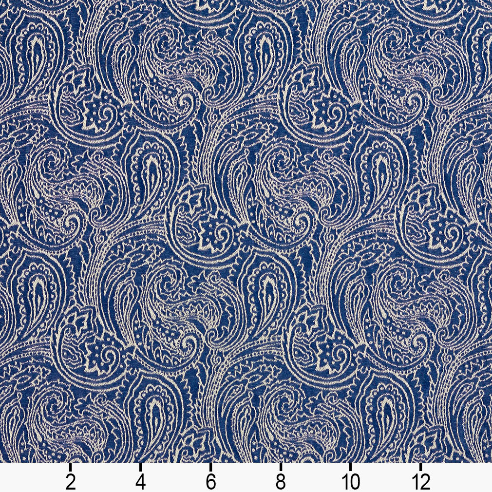 2627 Paisley Wedgewood/Paisley Blue Charlotte Fabrics