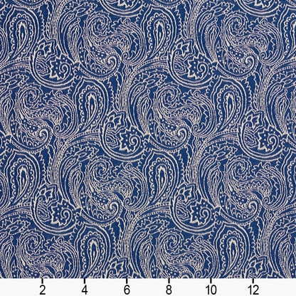 2627 Paisley Wedgewood/Paisley Blue Charlotte Fabrics