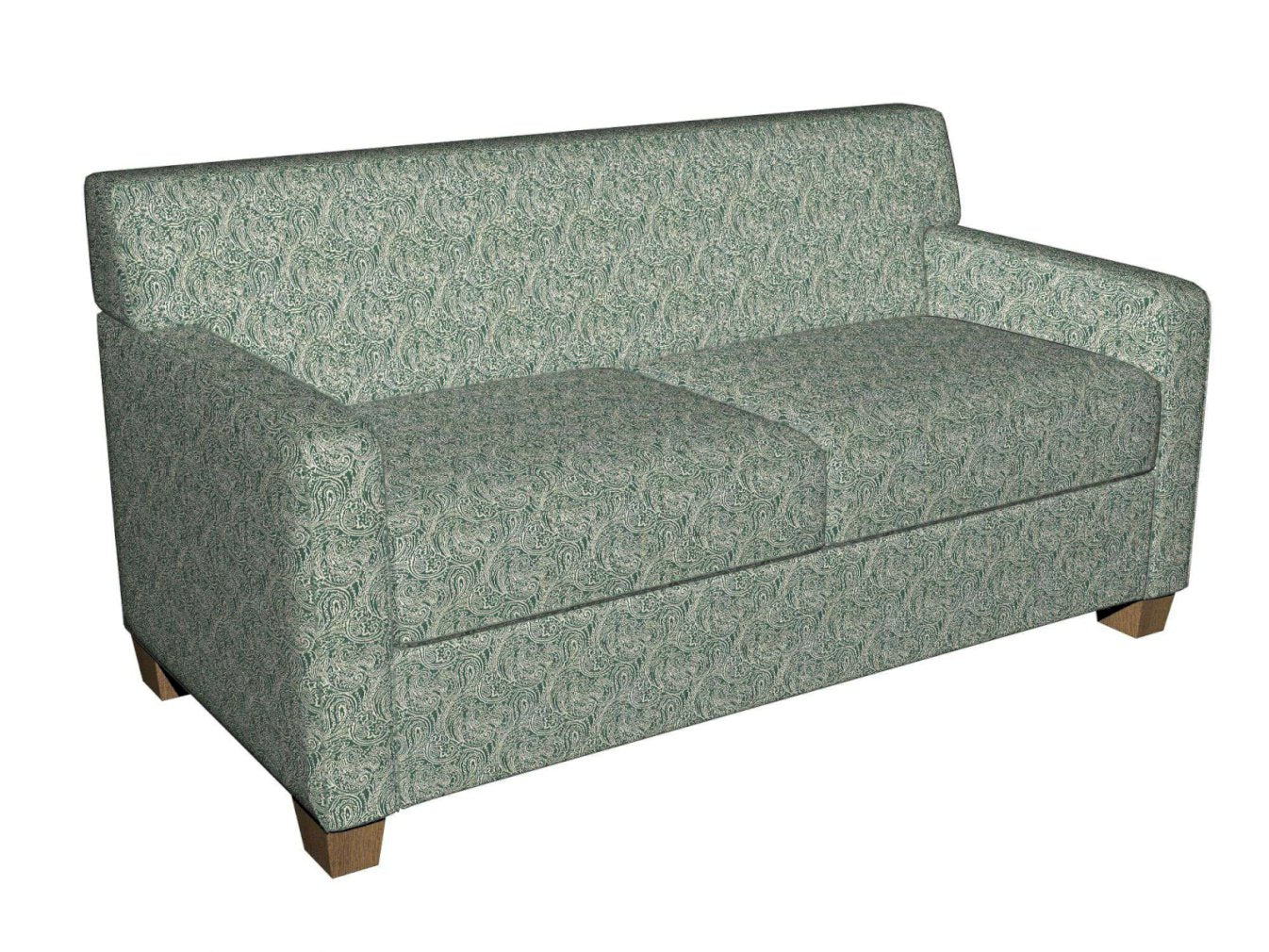 2628 Paisley Alpine/Paisley Green Charlotte Fabrics
